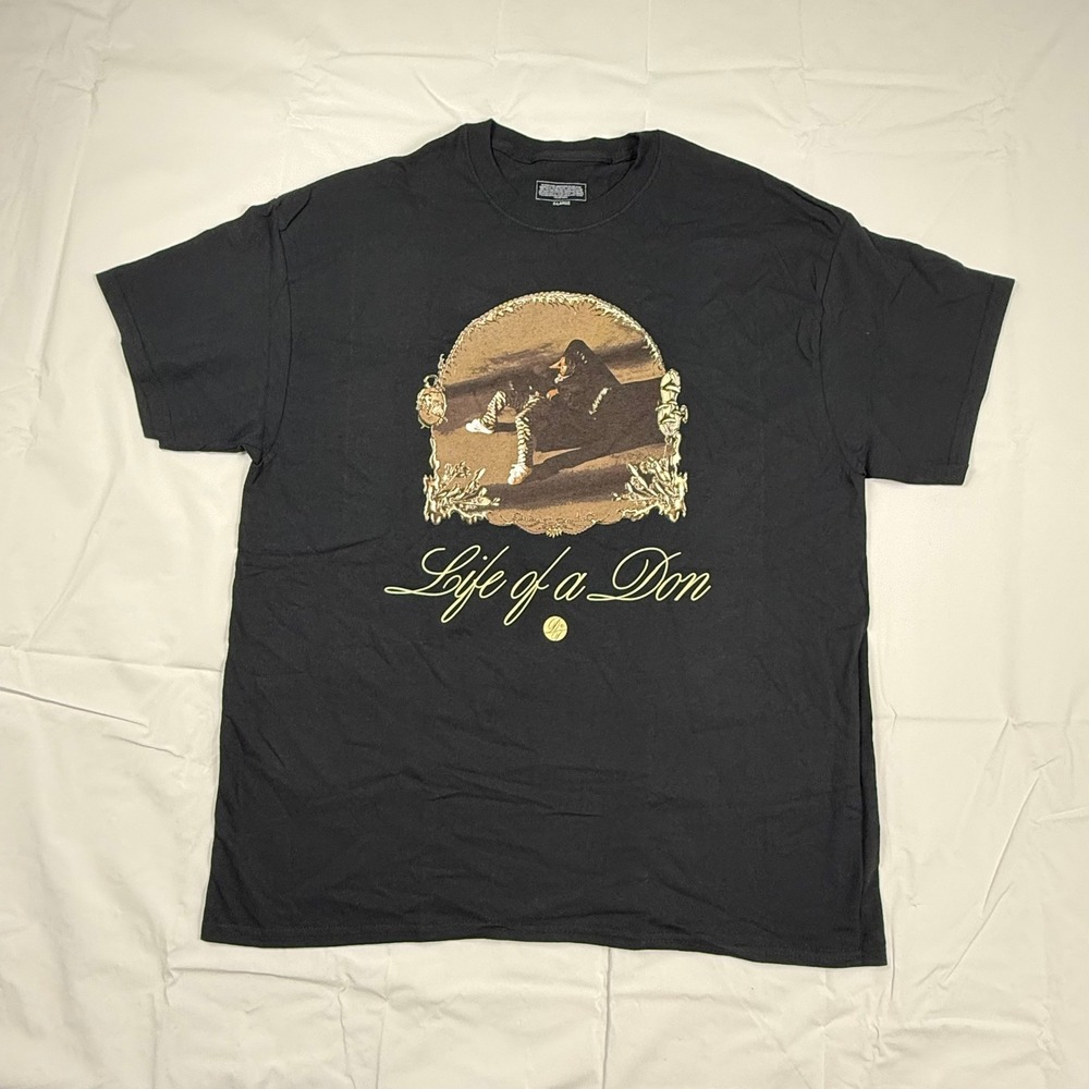 Don Toliver Life of a Don Black Graphic Tour T-Shirt Mens XL Hip Hop Merch